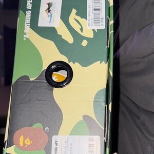 A Bathing Ape Camo Sneaker Box - Green/Black